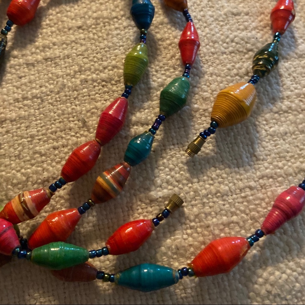 Handmade Ugandan Bead Necklaces/Bracelets